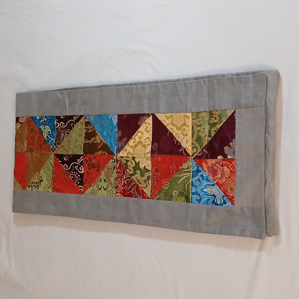 Colorful Patchwork Table Runner - Picture 2 of 7